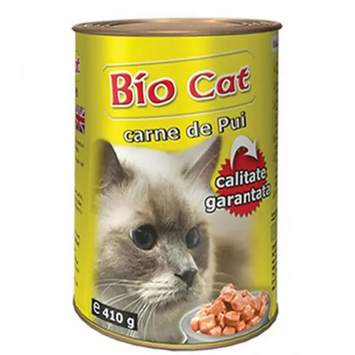 Conserva pentru pisici Biocat cu pui 410 gr