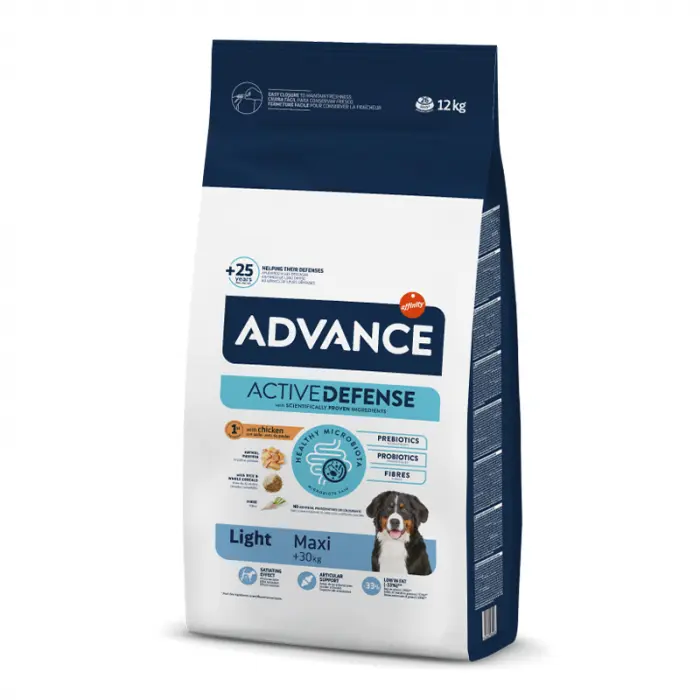 Hrana uscata pentru caini Advance Maxi Light 12 kg