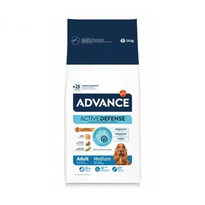 Hrana uscata pentru caini Advance Medium Adult cu pui 14 kg
