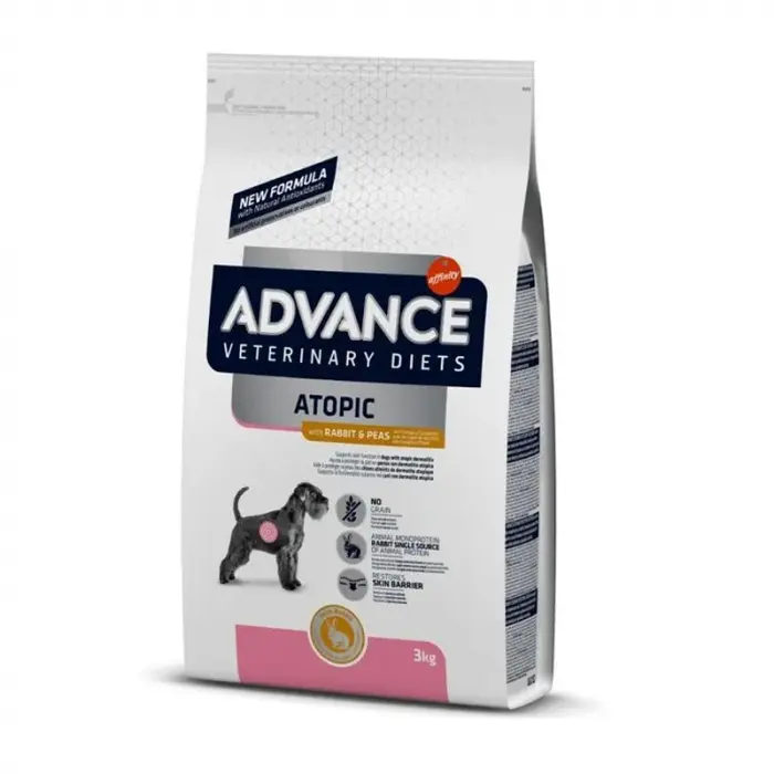Hrana dietetica pentru caini Advance Veterinary Diets Atopic Derma Care cu iepure 3 kg