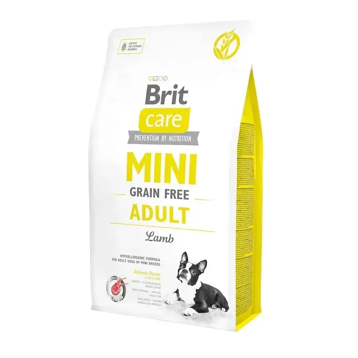 Hrana uscata pentru caini Brit Care Grain Free Mini Adult cu miel 400 gr