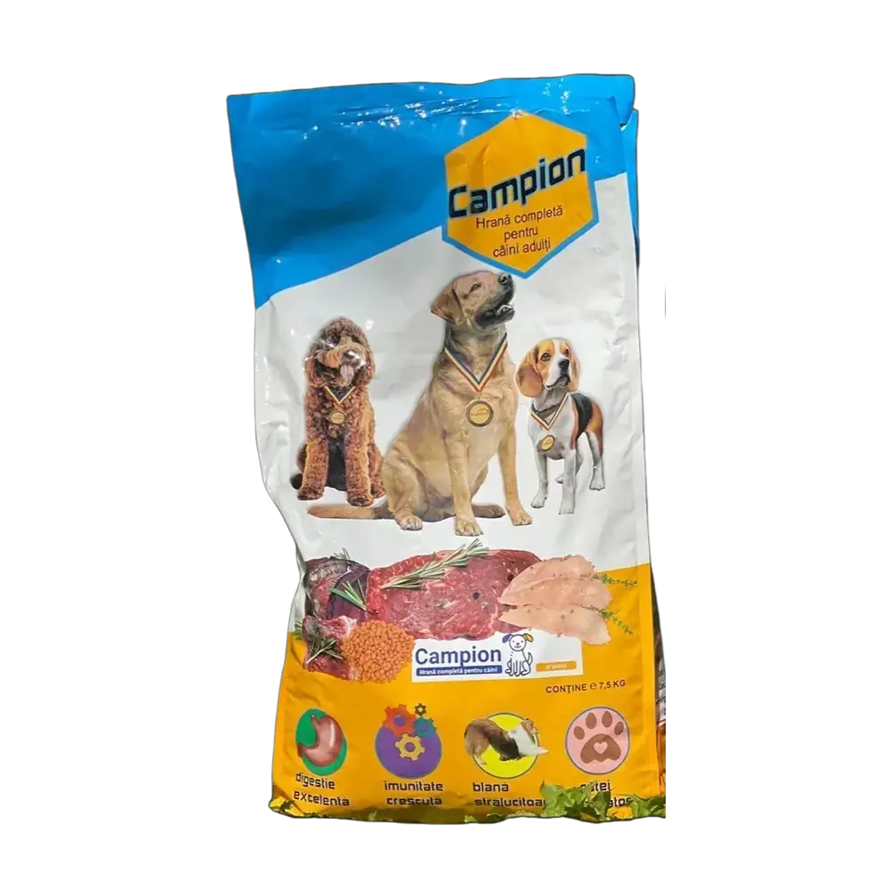 Hrana uscata pentru caini Campions Adult 7,5 kg