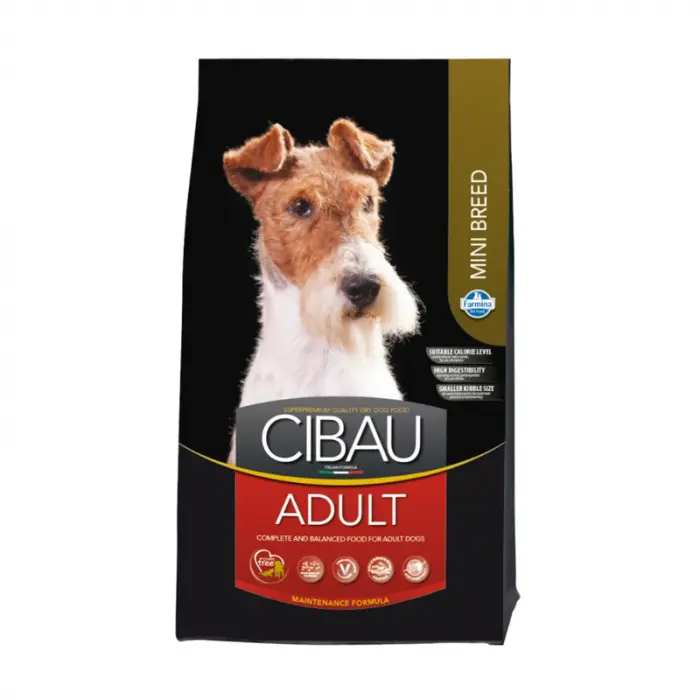 Hrana uscata pentru caini Cibau Mini Adult cu pui 2,5 kg