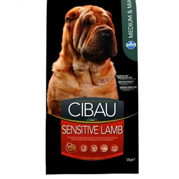 Hrana uscata pentru caini Cibau Sensitive cu miel 12 kg