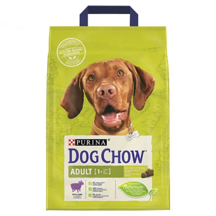 Hrana uscata pentru caini Dog Chow Adult cu miel 2,5 kg