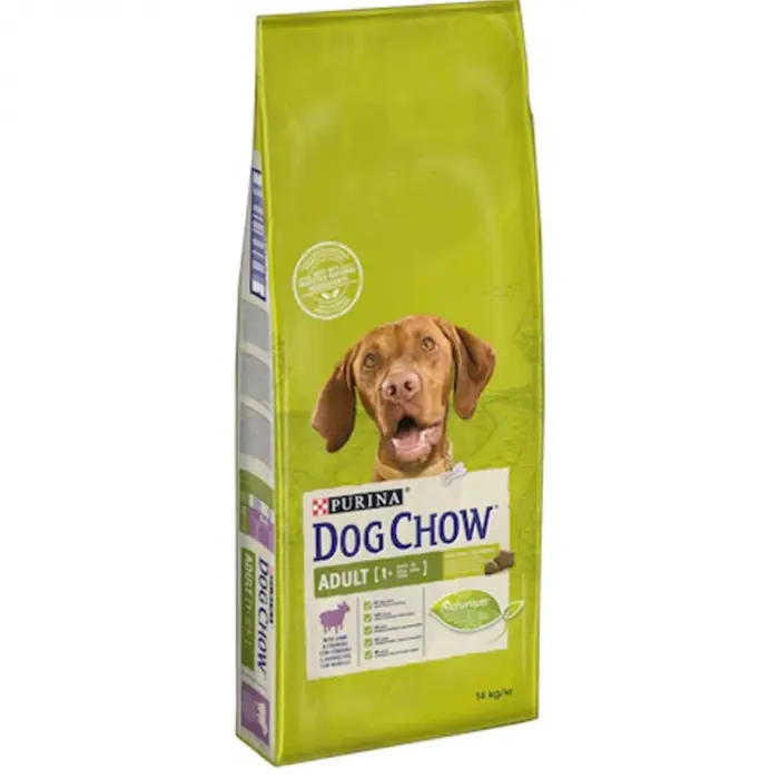 Hrana uscata pentru caini Dog Chow Adult cu miel 14 kg