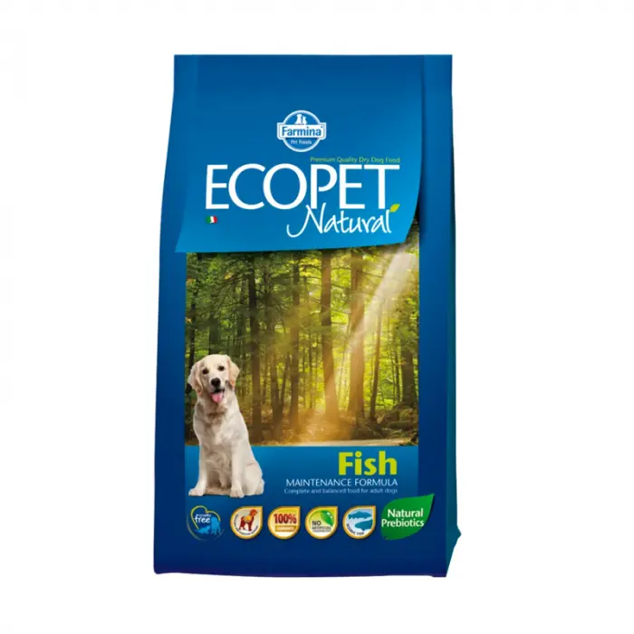 Hrana uscata pentru caini Ecopet Natural Medium Adult cu peste 2,5 kg