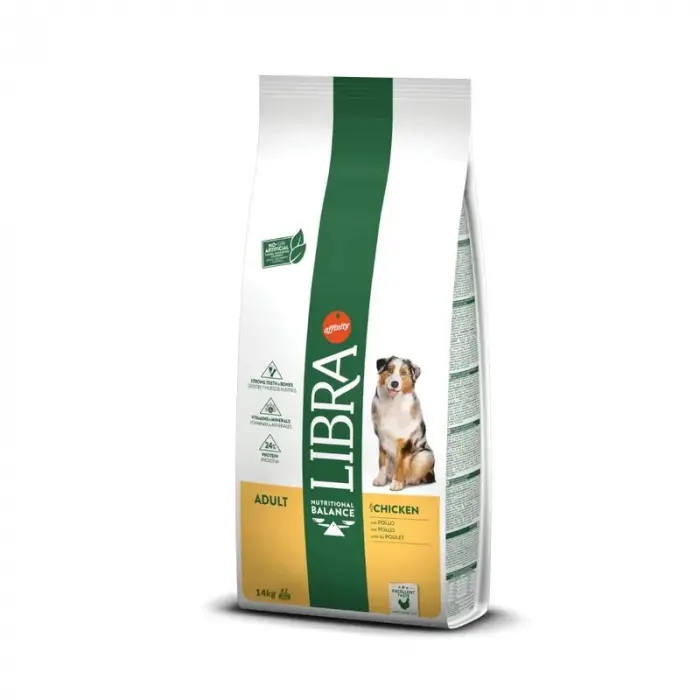 Hrana uscata pentru caini Libra Adult cu pui 14 kg