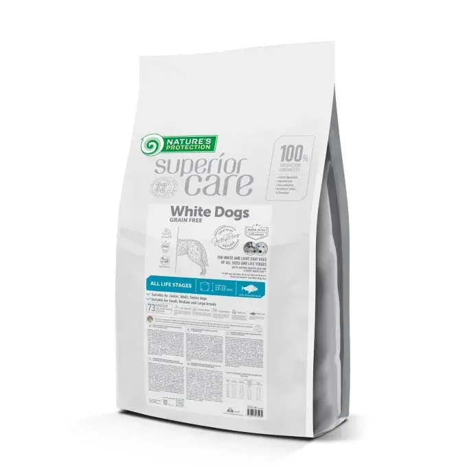 Hrana uscata pentru caini N.P. Superior Care Dry Grain Free cu peste alb 10 kg