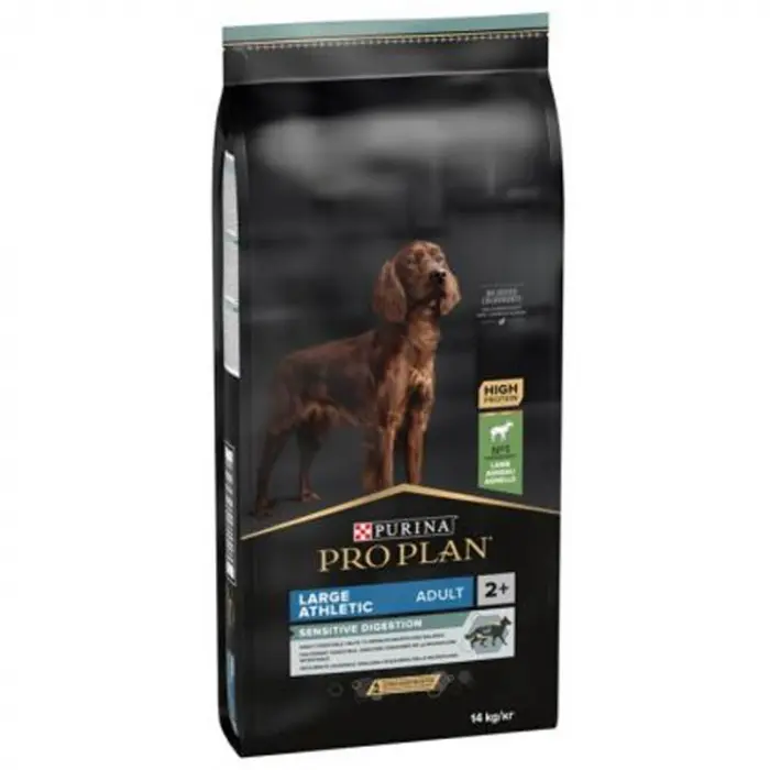 Hrana uscata pentru caini Pro Plan Large Athletic Adult Sensitive Digestion cu miel 14 kg