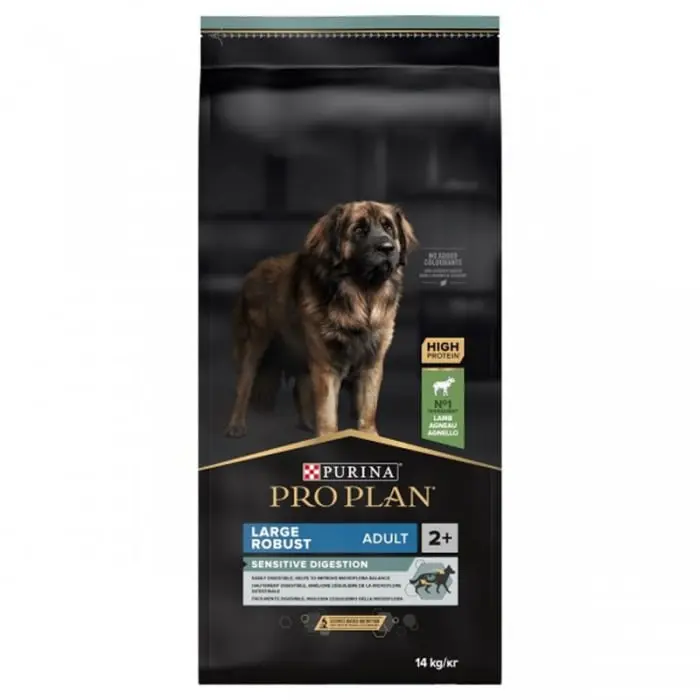 Hrana uscata pentru caini Pro Plan Large Robust Adult Sensitive Digestion cu miel 14 kg