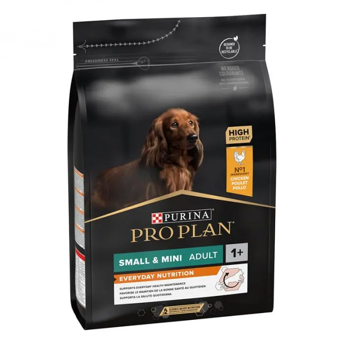 Hrana uscata pentru caini Pro Plan Small Mini Adult cu pui 3 kg
