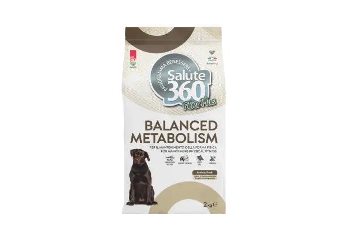 Hrana uscata pentru caini Salute 360 Balanced Metabolism cu porc 2 kg