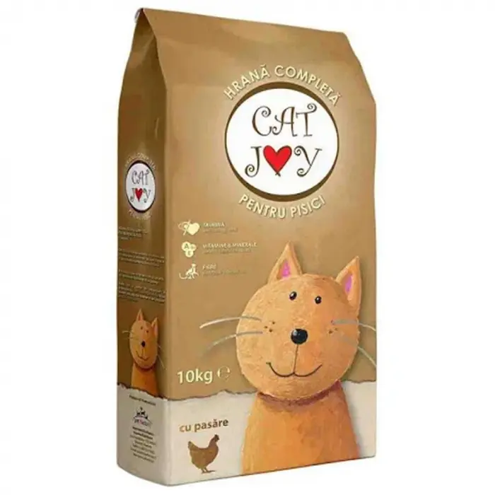 Hrana uscata pentru pisici Cat Joy cu pasare 10 kg