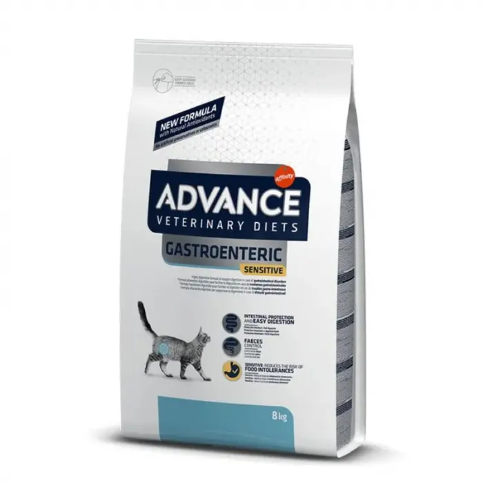 Hrana dietetica pentru pisici Advance Veterinary Diets Gastro Sensitive 8 kg