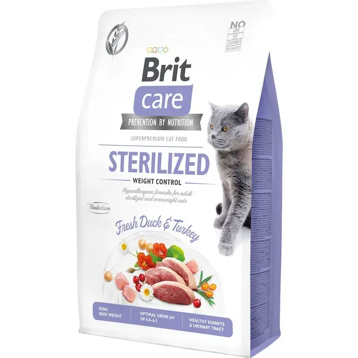 Hrana uscata pentru pisici Brit Care GF Sterilized Weight Control 2 kg