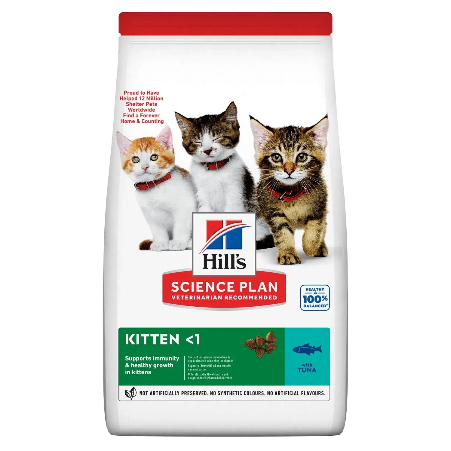 Hrana uscata pentru pisici Hill s SP Kitten cu ton 1,5 kg