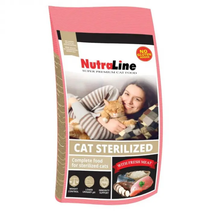 Hrana Uscata Pentru Pisici Sterilizate, Nutraline, 10kg