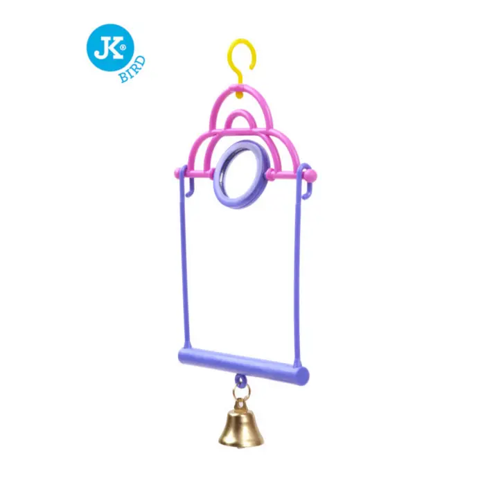 Jucarie pentru pasari JK Swing Oglina  Clopotel 21 x 10,5 cm