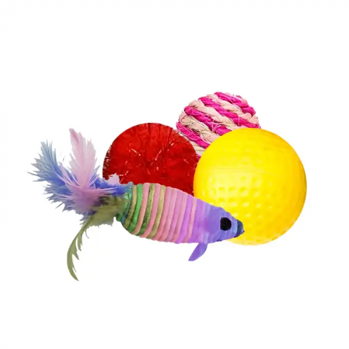 Jucarie pentru pisici Miau Miau Crazy Toys 4 buc