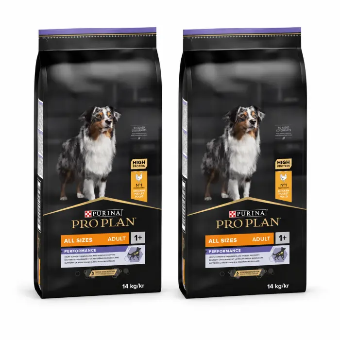 Oferta 2 saci x Hrana uscata pentru caini Pro Plan Adult Performance Toate Taliile cu pui 14 kg