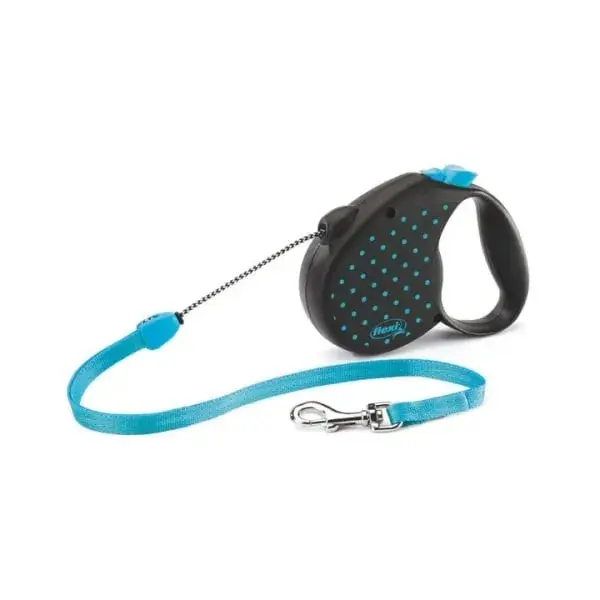 Lesa retractabila Flexi Color Albastra S 5 m 15 kg