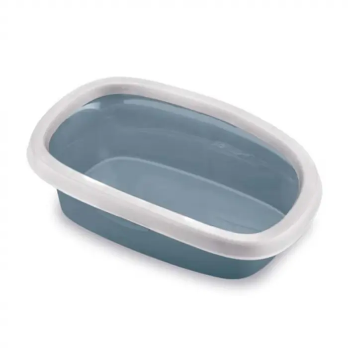 Litiera fara acoperis Stefanplast Iron Blue 39 x 58 x 17cm