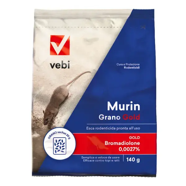 Momeala raticida MURIN GRAU GOLD 140 gr