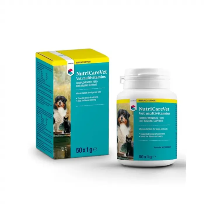 Multivitamine pentru caini  pisici NutriCareVet 50 tablete