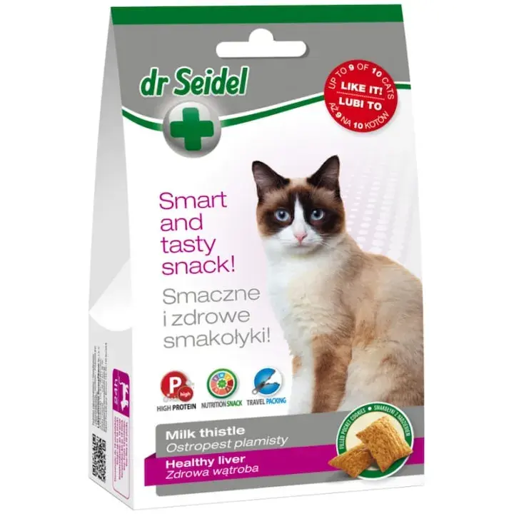 Snack pentru pisici Dr Seidel Sanatatea Ficatului 50 gr