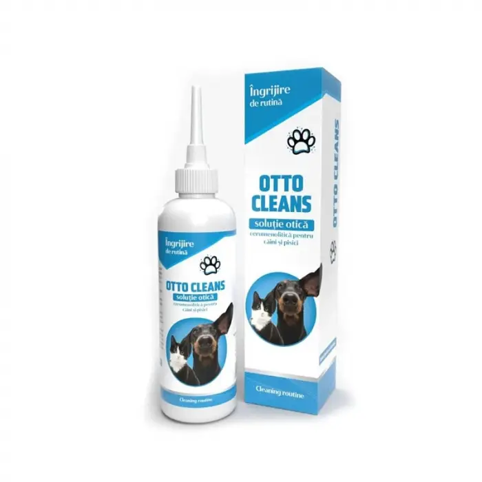 Solutie otica pentru caini  pisici Otto-Cleans 100 ml