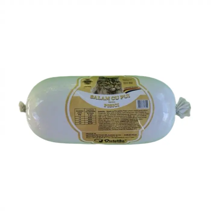 Salam pentru pisici Dietetika cu pui 0,5 kg