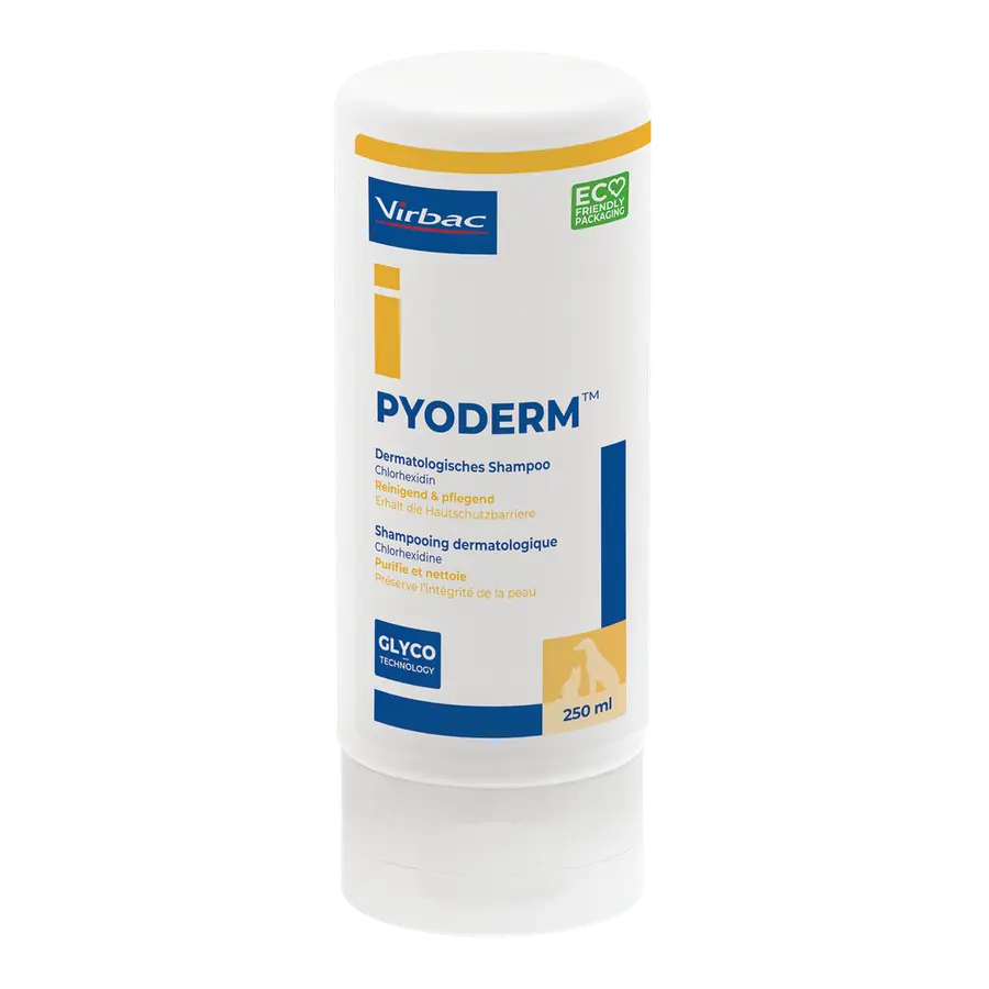 Sampon dermatologic pentru caini pisici Pyoderm Virbac 250 ml