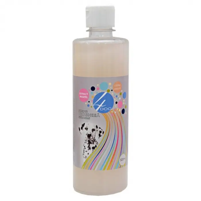 Sampon pentru caini 4DOG Piele Sensibila 500 ml