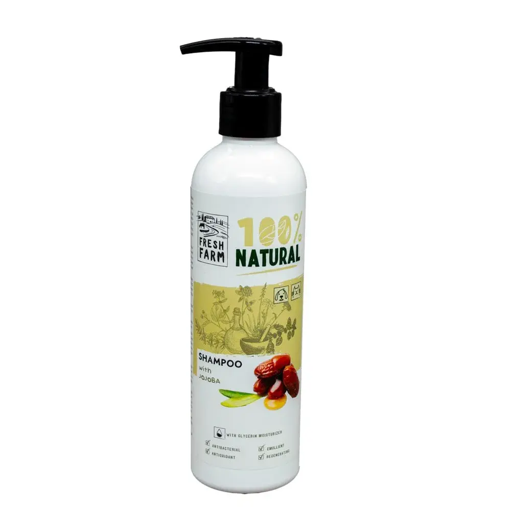 Sampon pentru caini  pisici Fresh Farm Jojoba 250 ml