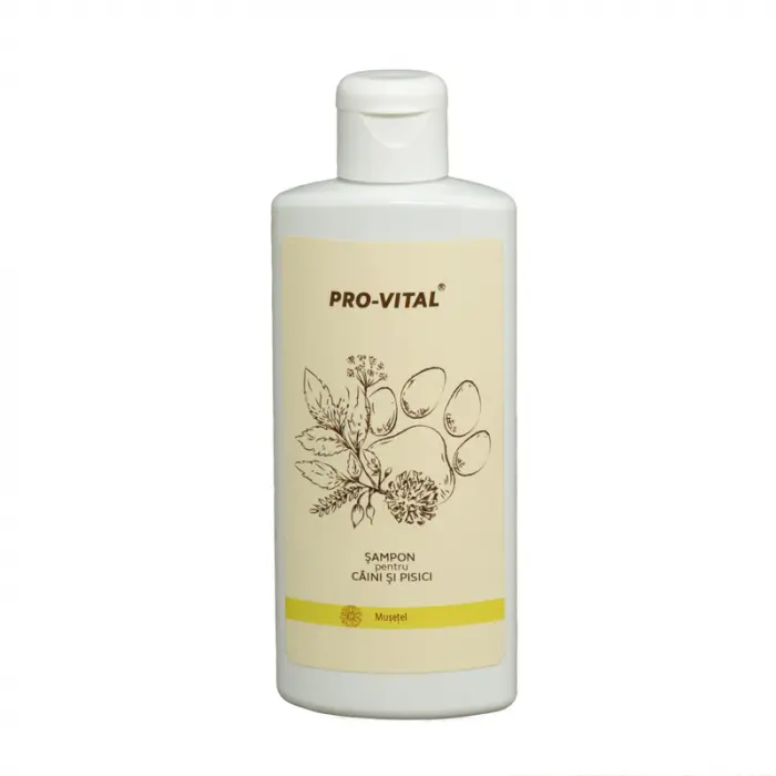 Sampon pentru caini  pisici Pro-Vital cu musetel 500 ml
