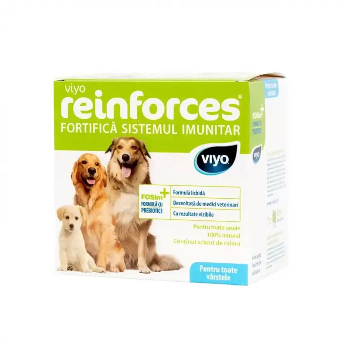 Set 7 buc x 30 ml  Supliment nutritiv pentru caini Viyo Reinforces