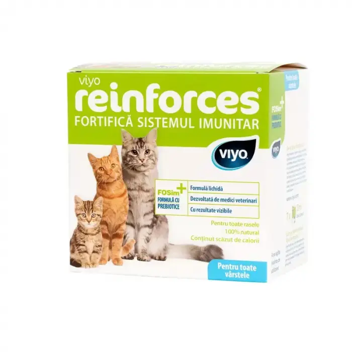Set 7 buc x 30 ml Supliment nutritiv pentru pisici Viyo Reinforces