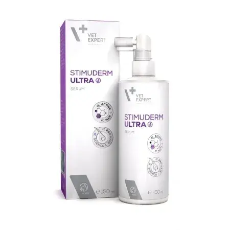 Ser anti-cadere blana caini Vetexpert Stimuderm Ultra 150 ml