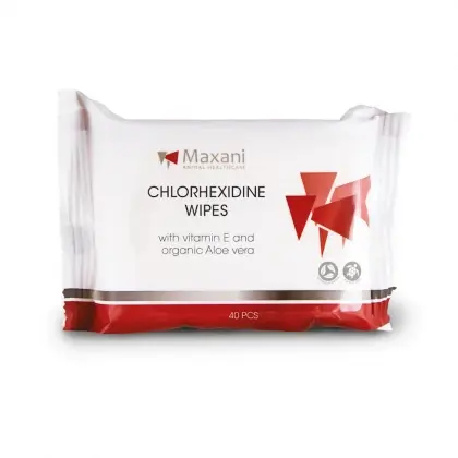 Servetele cu clorhexidina  vitamina E Maxani 40 buc   pachet
