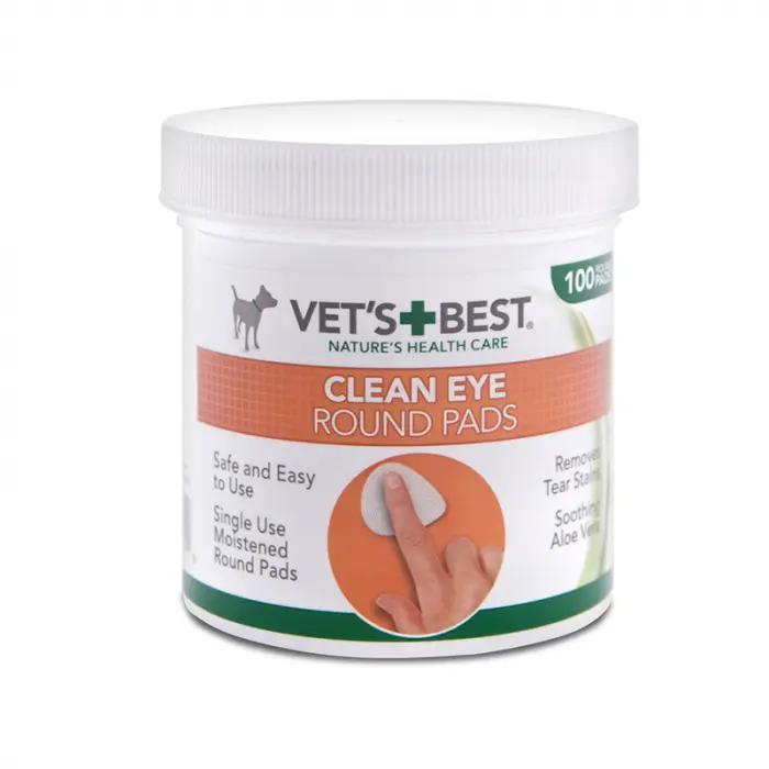 Servetele pentru igiena ochilor Vet s Best pentru caini  pisici