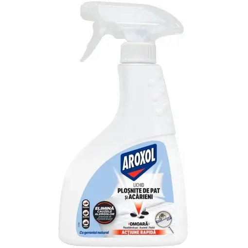 Spray impotriva plosnitelor de pat acarienilor Aroxol 300 ml
