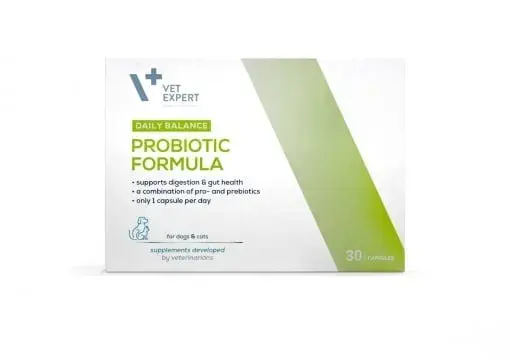 Supliment nutritiv pentru caini  pisici Vetexpert Probiotic Formula 30 caps