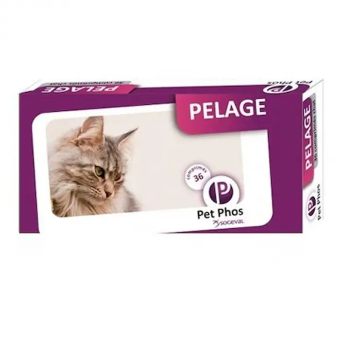 Supliment nutritiv pentru pisici Pet Phos Pelage 36 tablete