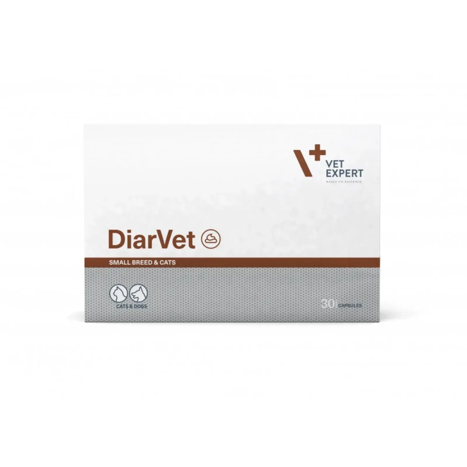 Supliment digestiv pentru caini  pisici DiarVet Twist Off 30 caps   cutie