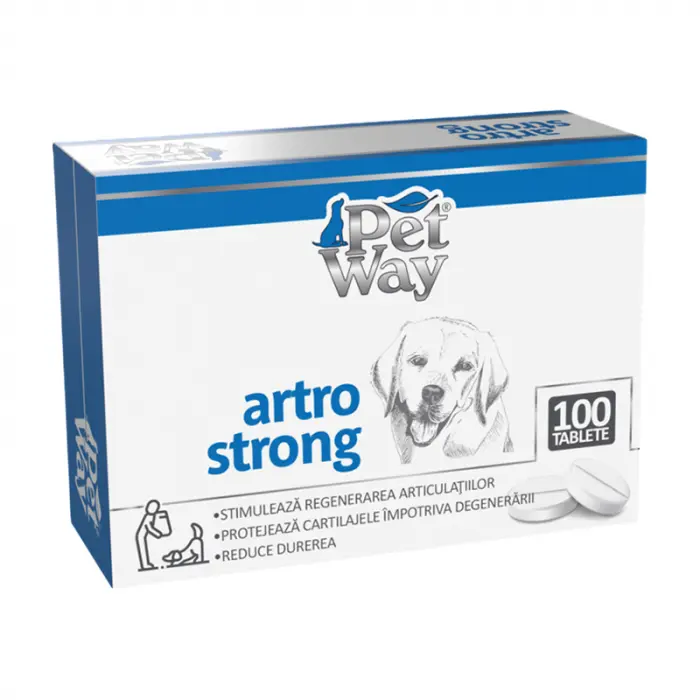 Supliment pentru articulatii Pet Way Artro Strong 100 buc