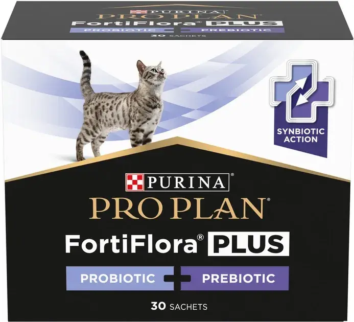 Supliment pentru pisici Pro Plan Fortiflora PLUS 30 plicuri x 1 gr
