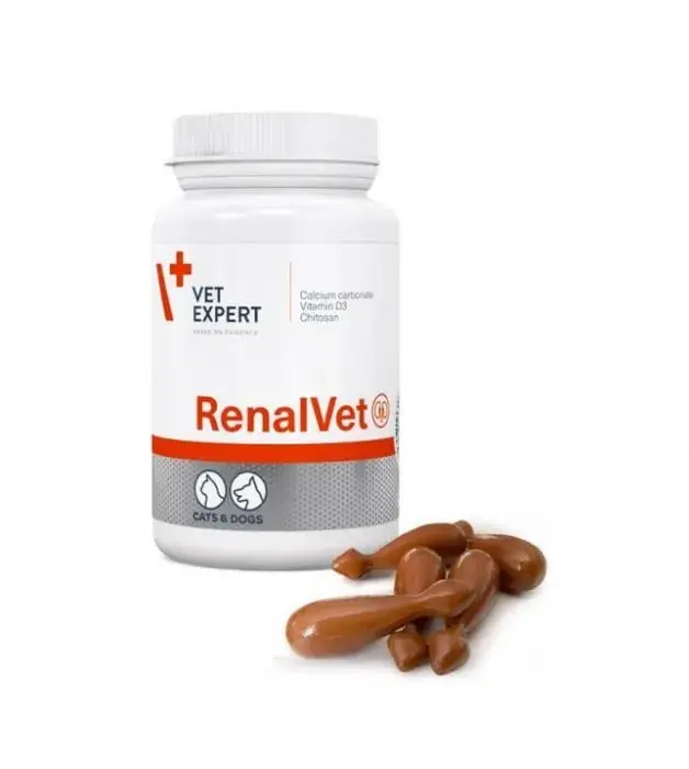 Supliment pentru caini  pisici RenalVet Twist Off 60 capsule