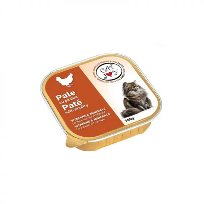 Pateu pentru pisici Cat Joy cu pui 100 gr