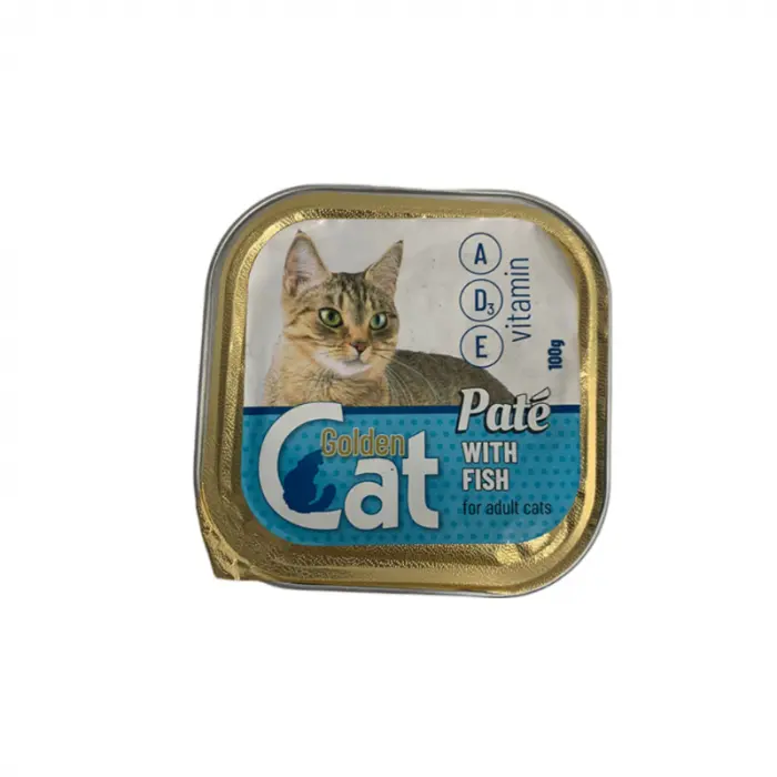Pateu pentru pisici Golden Cat cu peste 100 gr